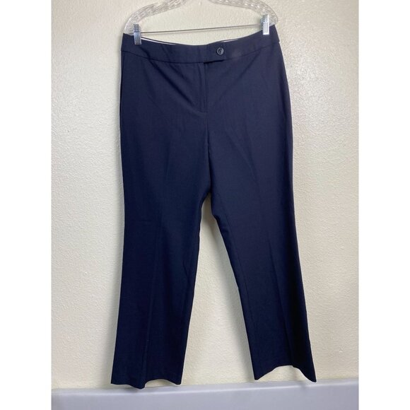 Talbots Pants - New Talbots Women Pants size 12 Blue Curvy Bootcut Career Office Formal Business